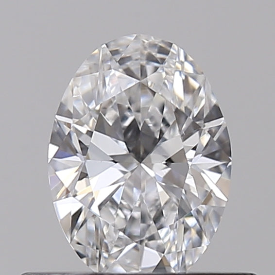 0.50 CT D Color Oval Cut Lab-Grown Diamond, IGI Certified