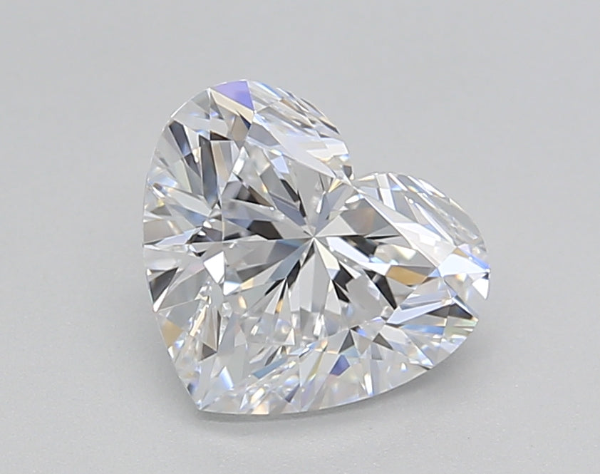 1.50 CT IGI Certified Lab Grown Heart Cut Diamond - D Color, VS1 Clarity