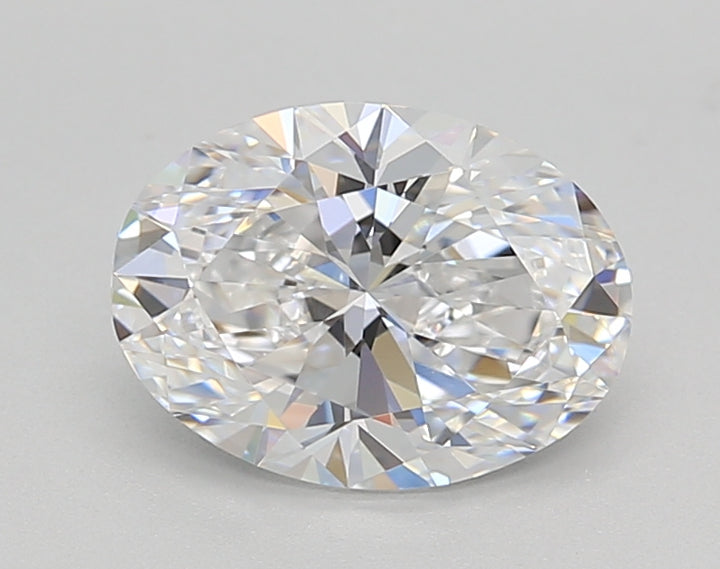 1.50 CT Oval Cut Lab-Grown Diamond VVS2 D Color HPHT IGI Certified