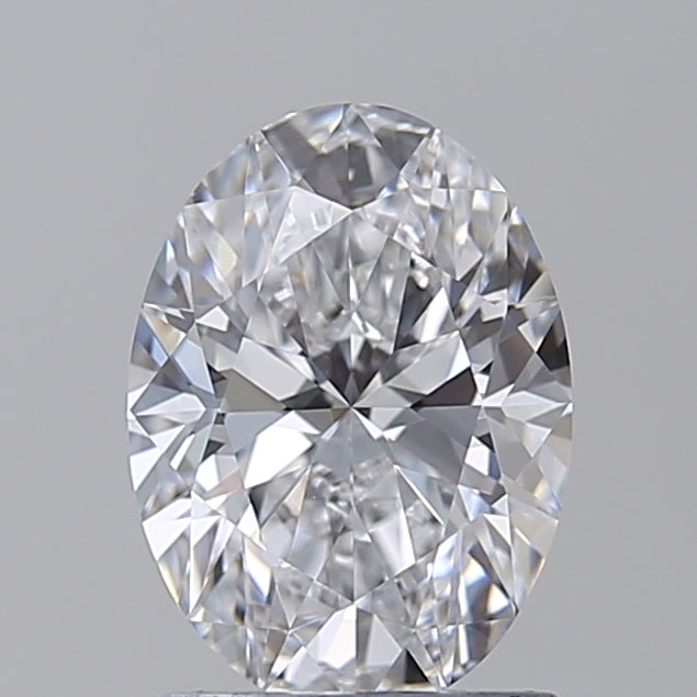 1.50 CT Oval Lab-Grown Diamond - IGI Certified, D VVS2