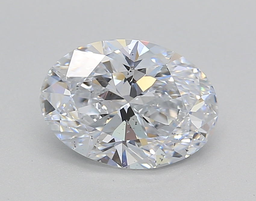 1.50 CT Oval Lab Grown Diamond - E SI1 - IGI Certified