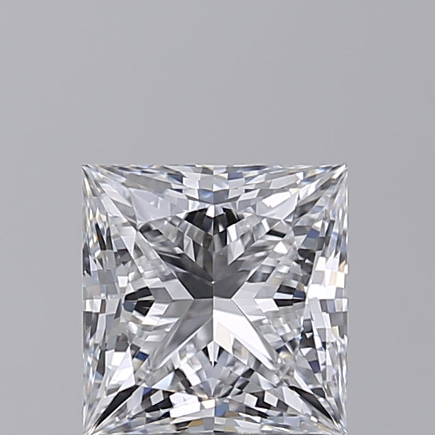 1.55 CT Princess Cut Lab-Grown Diamond, D VVS2