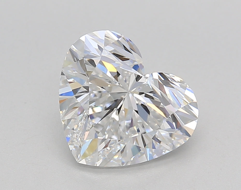 2.01 CT HPHT Lab Grown Heart Cut Diamond, E VS1, GIA Certified