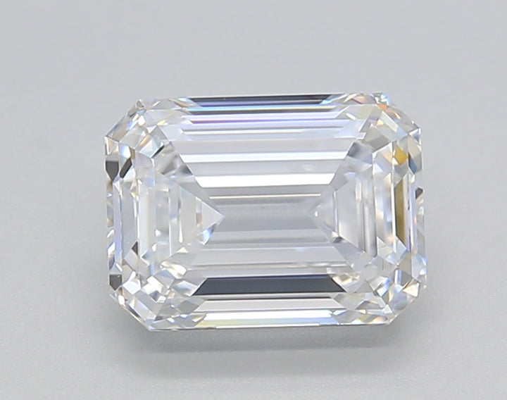 2.01 CT Lab Grown Emerald Cut Diamond, D VS1, IGI Certified