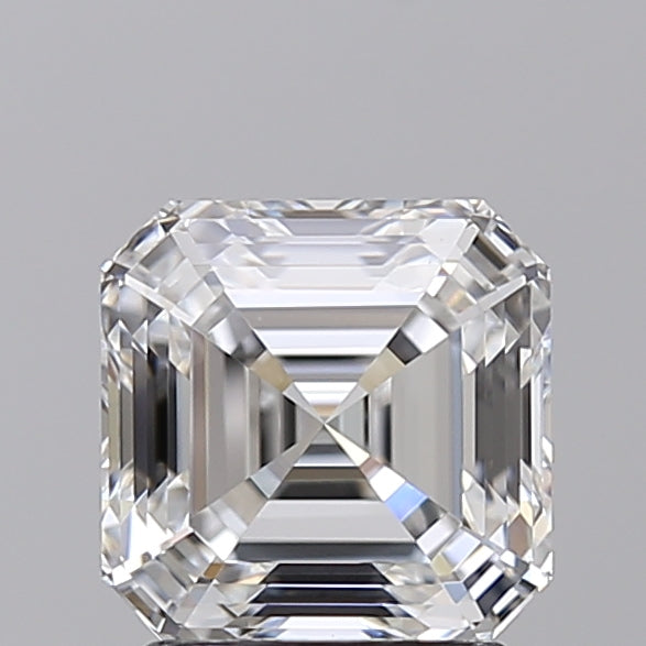 2.03 CT Square Emerald Cut Lab-Grown Diamond, E VVS2