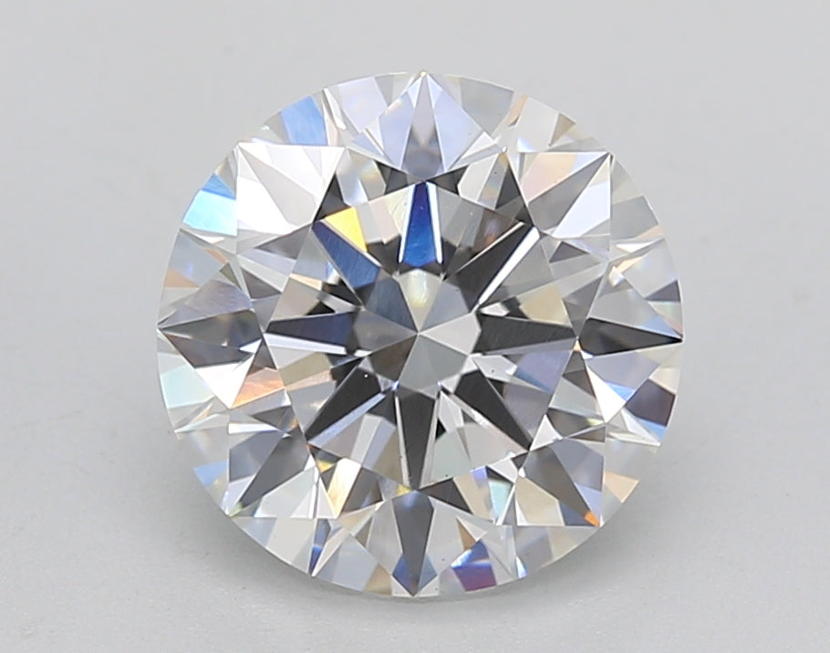 2.77 CT GIA Certified Round Cut Lab-Grown Diamond - VS1 Clarity, F Color