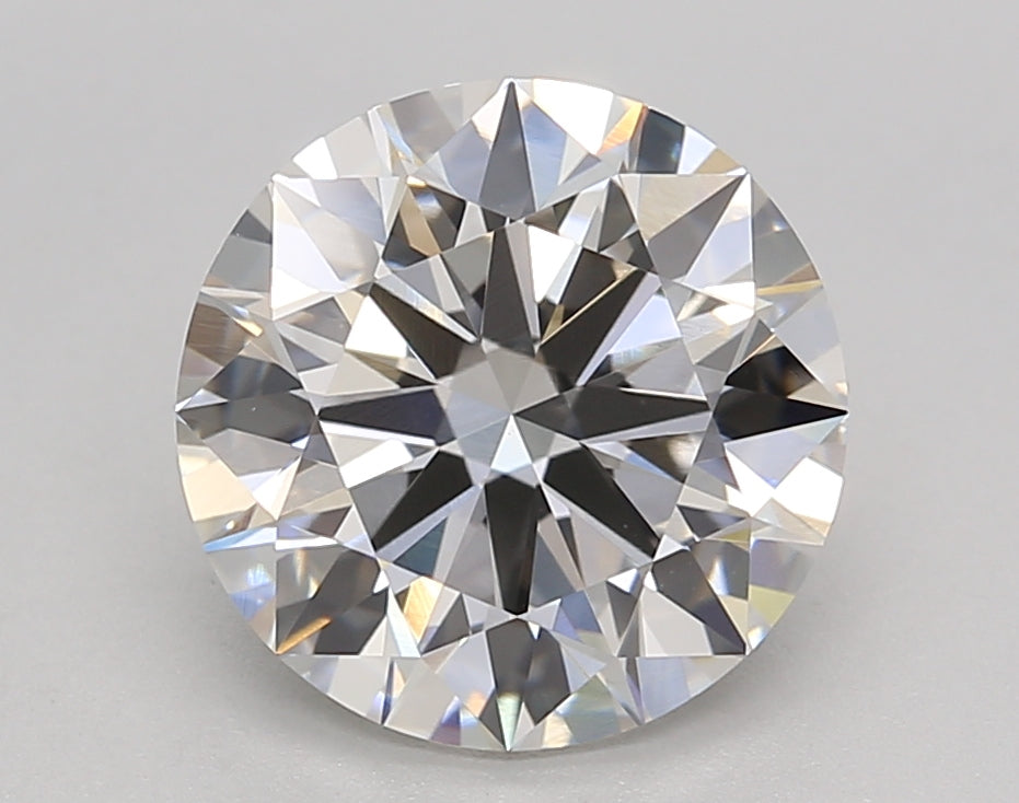 3.09 CT IGI Certified Round Cut Lab-Grown Diamond - G Color, VVS2 Clarity