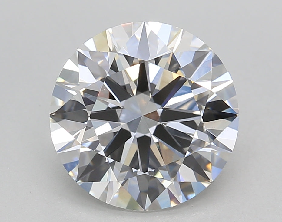 3.10 CT IGI Certified Round Cut Lab-Grown Diamond - E Color, VVS2 Clarity