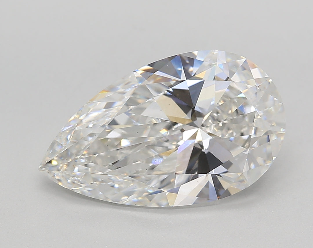 4.26 CT IGI Certified Pear Cut Lab-Grown Diamond in E Color