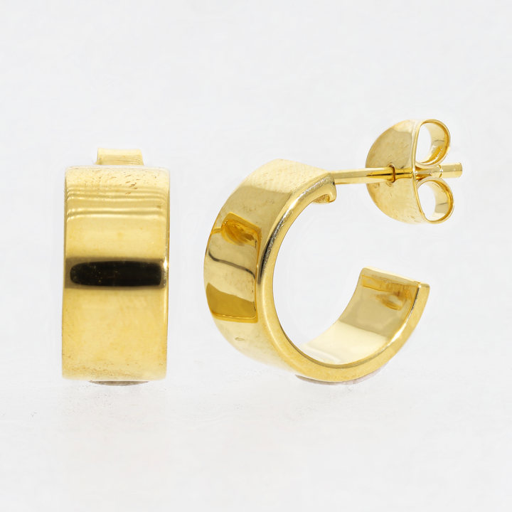 Daily Huggie Hoops - Luxurious Gold Vermeil Jewelry