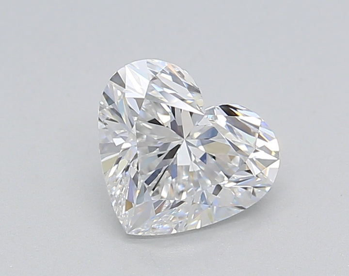 GIA Certified 1.00 CT Heart Cut Lab Grown Diamond - D Color, VVS2 Clarity