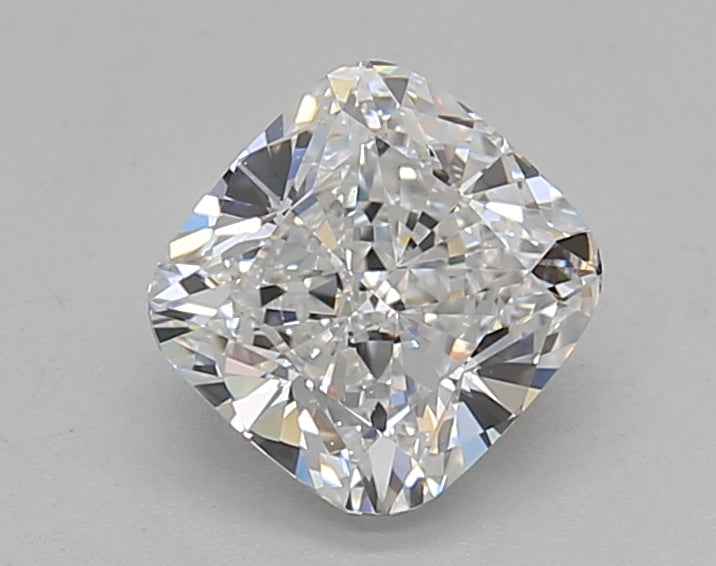 GIA CERTIFIED 1.05 CT CUSHION CUT LAB-GROWN DIAMOND, VVS2 CLARITY, E COLOR