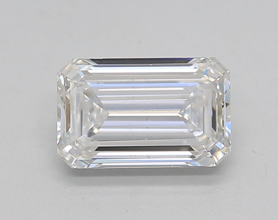 GIA Certified 1.50 CT Emerald Cut Lab Grown Diamond - G Color, VS2 Clarity.