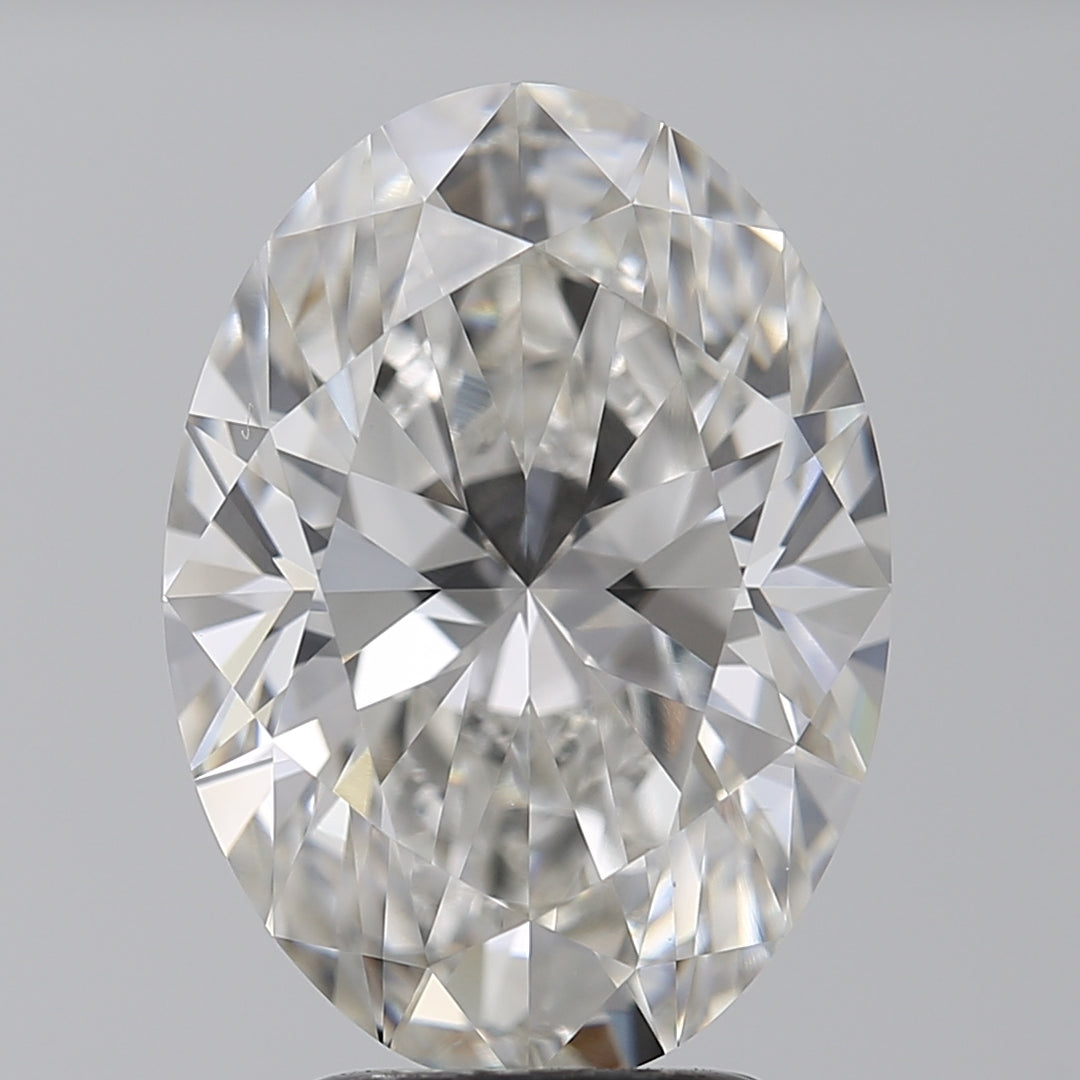 GIA Certified 3.77 CT Oval Cut Diamond - H VVS1