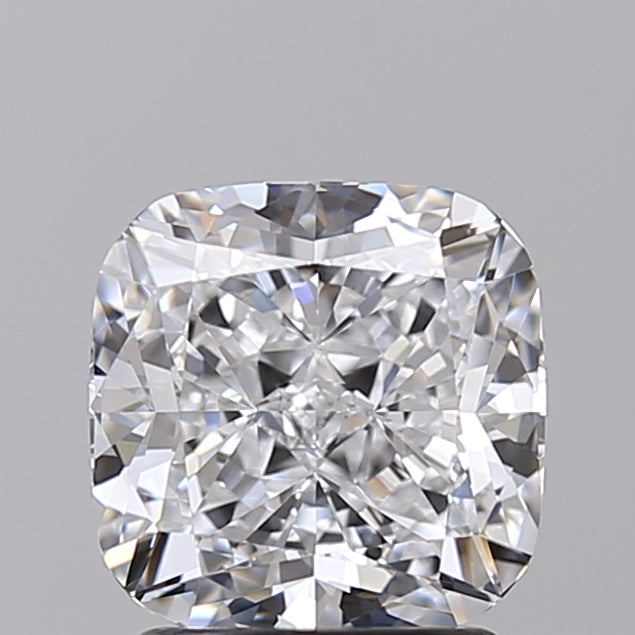 HPHT Cushion Cut Lab-Grown Diamond, 2.06 ct D VVS1