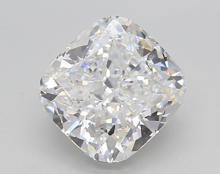 HPHT IGI Certified 3.05 CT Cushion Cut Lab-Grown Diamond - D VS2