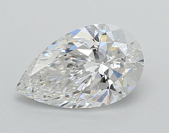 IGI CERTIFIED 0.98 CT PEAR-SHAPED LAB-GROWN DIAMOND, VS1 CLARITY, F COLOR