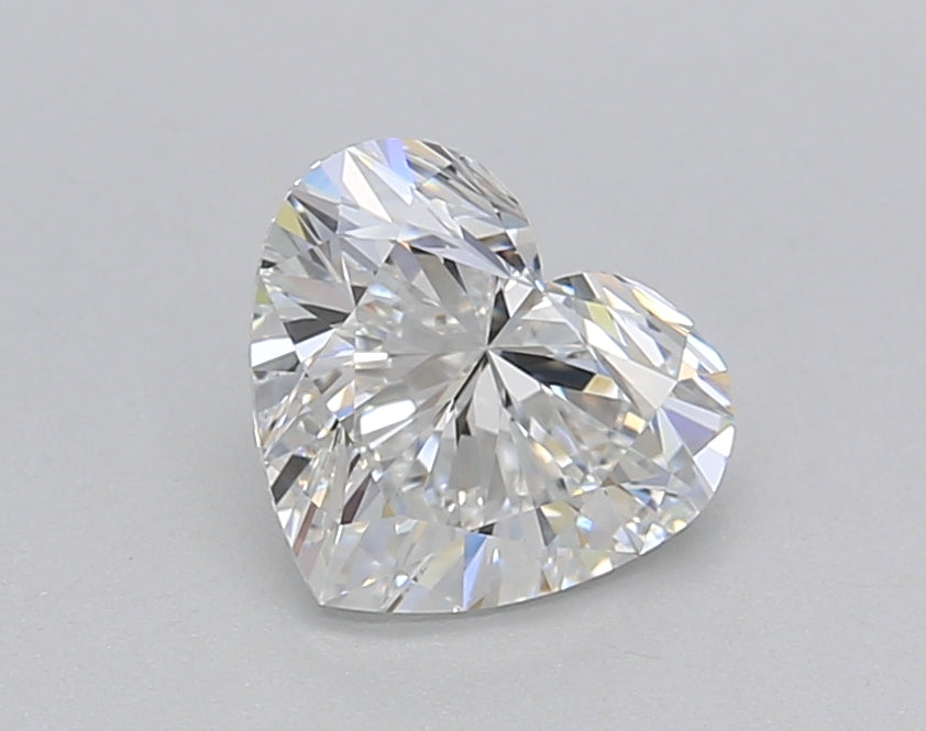 IGI Certified 1.00 CT Heart Cut Lab Grown Diamond - E Color, VVS2 Clarity