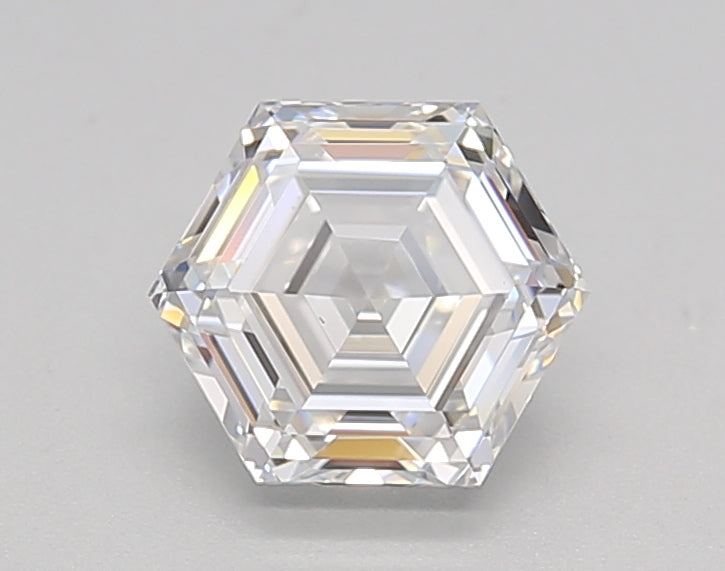 IGI CERTIFIED 1.00 CT HEXAGONAL CUT LAB GROWN DIAMOND - VS1/D COLOR