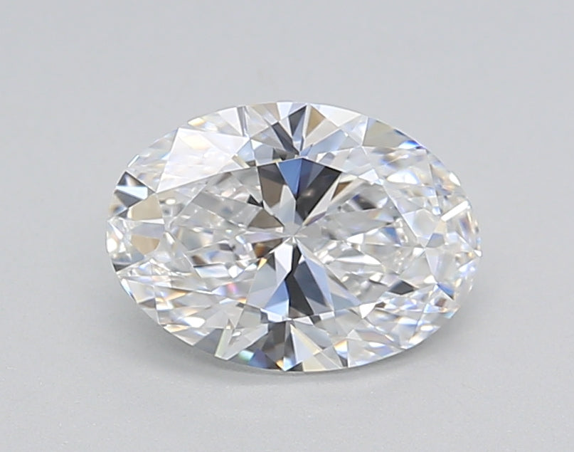 IGI Certified 1.00 CT Oval Cut Lab-Grown Diamond - D Color, VVS2 Clarity.