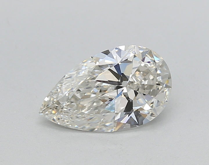 IGI CERTIFIED 1.00 CT PEAR-SHAPED LAB GROWN DIAMOND, VVS2 CLARITY, G COLOR