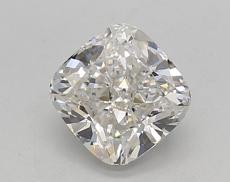 IGI CERTIFIED 1.38 CT CUSHION CUT LAB-GROWN DIAMOND, VVS2 CLARITY, G COLOR