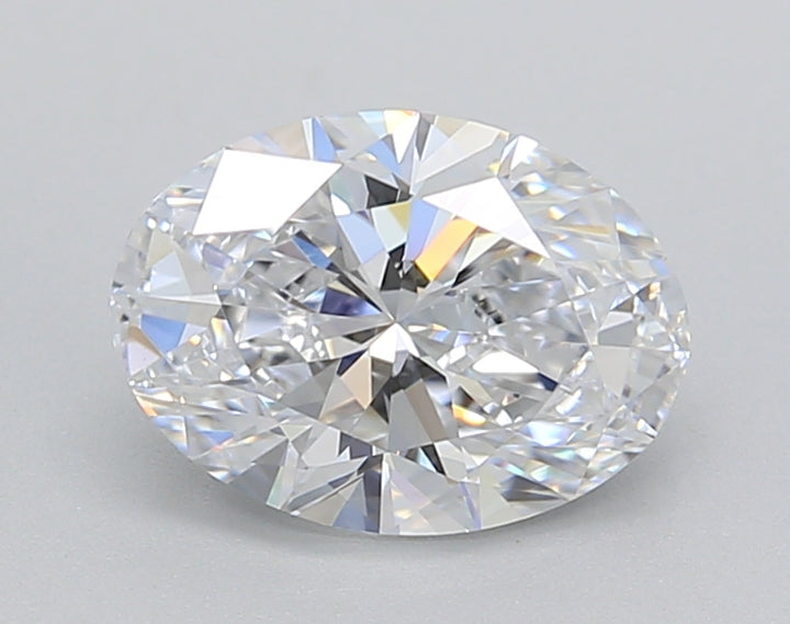 IGI Certified 1.49 CT D Color VS1 Oval HPHT Lab-Grown Diamond