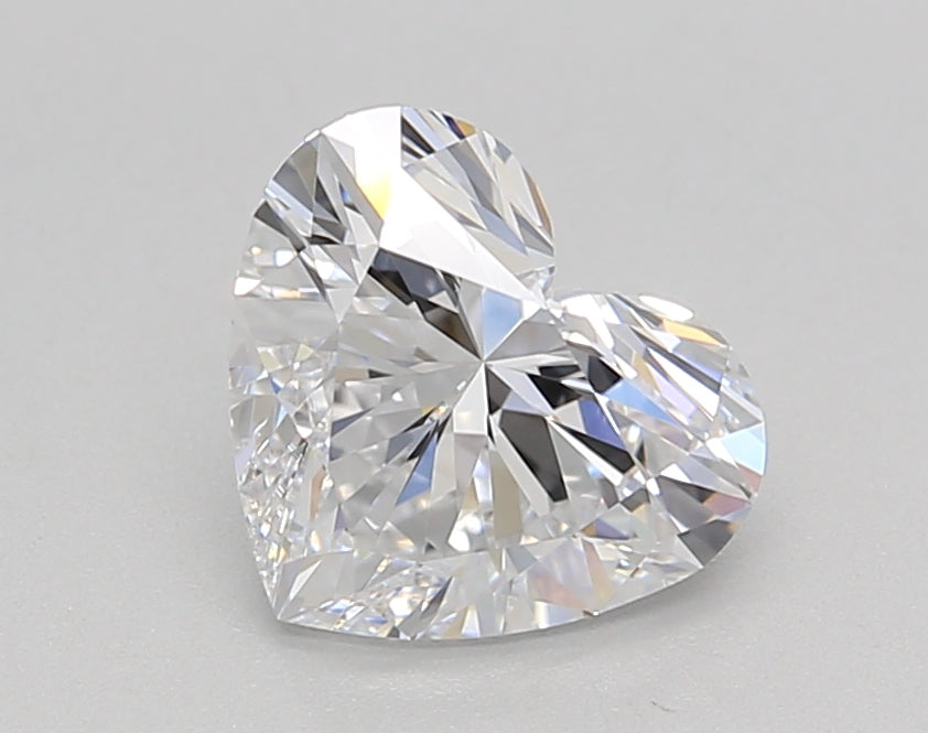 IGI Certified 1.50 CT Heart Cut Lab Grown Diamond - D Color, VVS1 Clarity.