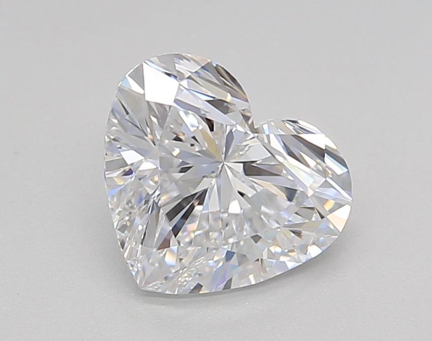 IGI Certified 1.50 CT Heart Cut Lab Grown Diamond, VVS2 D Color