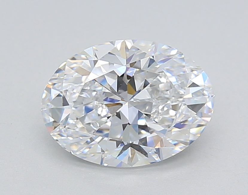 IGI Certified 1.50 CT Oval Lab-Grown Diamond: D Color, VVS1 Clarity