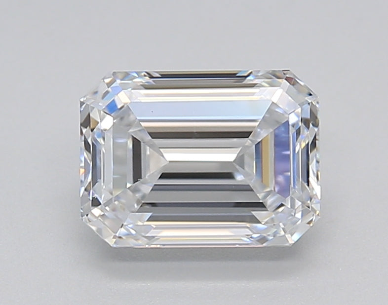 IGI Certified 1.50 ct. HPHT Lab-Grown Emerald Cut Diamond - D VVS2