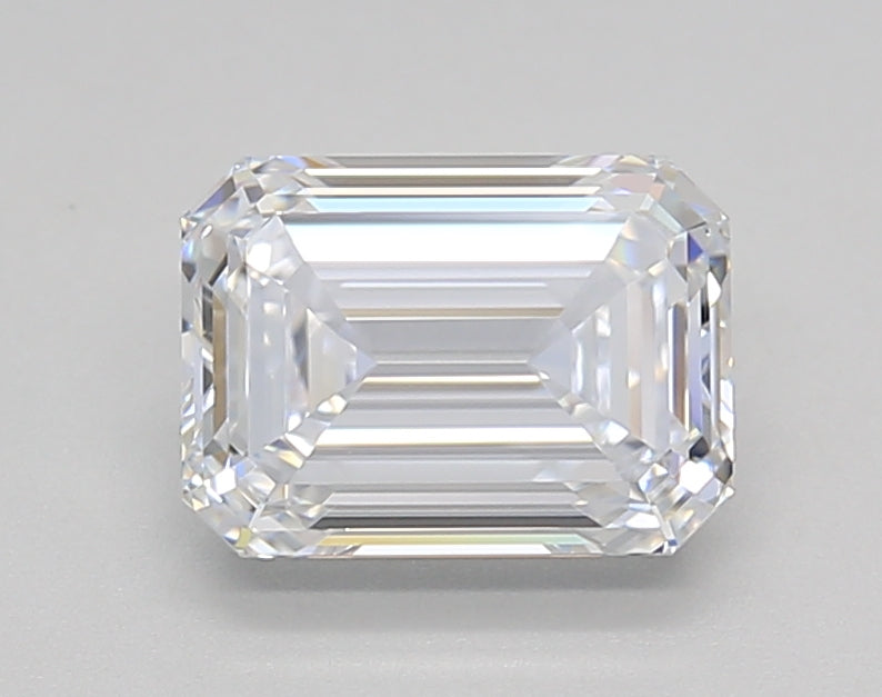 IGI Certified 1.50 ct. HPHT Lab-Grown Emerald Cut Diamond - D VVS2