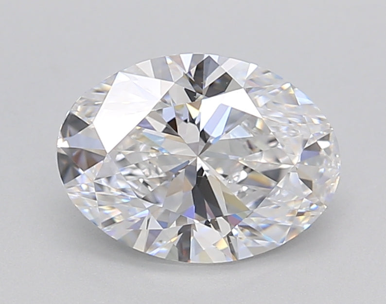 IGI Certified 1.52 CT Oval HPHT Lab Grown Diamond, D VS1