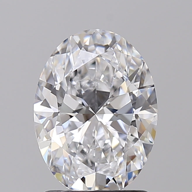 IGI Certified 1.55 CT Oval Cut Lab Grown Diamond - D Color, VS1 Clarity