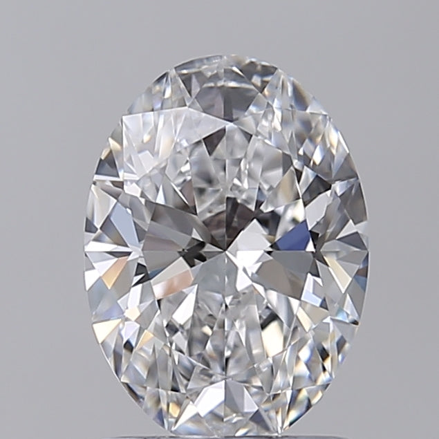 IGI Certified 1.55 CT Oval Cut Lab Grown Diamond, D VS1