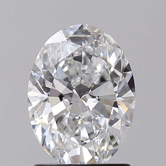 IGI Certified 1.55 CT Oval Cut Lab Grown Diamond, D VS1