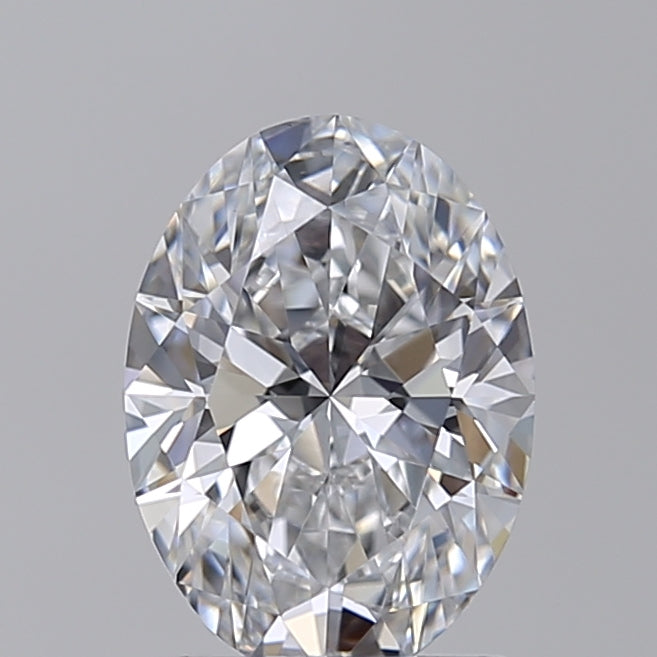 IGI Certified 1.55 CT Oval Lab Grown Diamond, D VS1