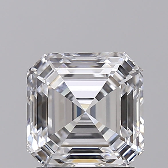 IGI Certified 1.55 CT Square Emerald Cut HPHT Lab-Grown Diamond