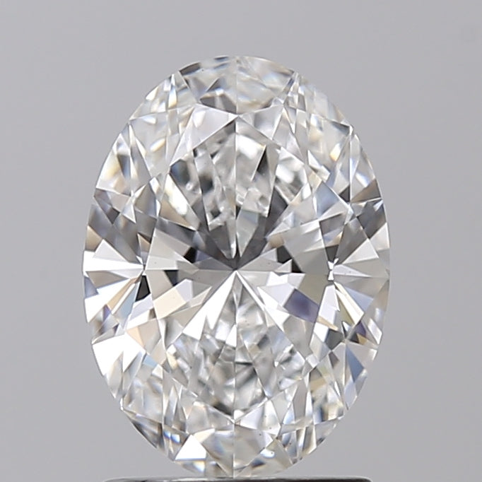 IGI Certified 1.55 Carat Oval Cut Lab-Grown Diamond