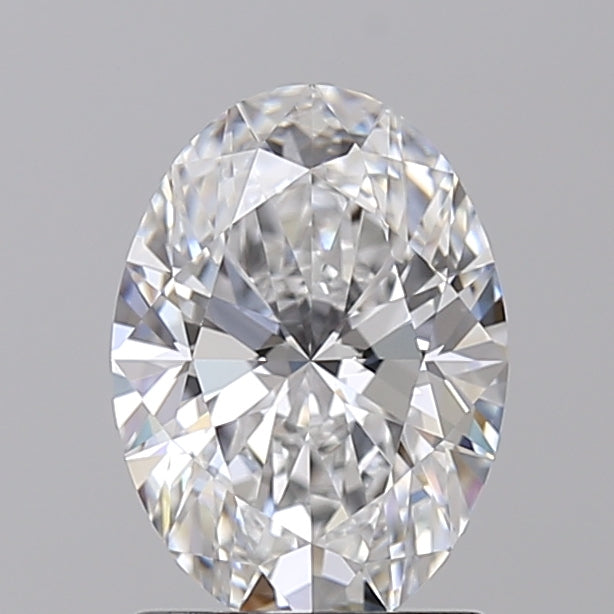 IGI Certified 1.61 CT Oval Cut Lab Grown Diamond in D Color