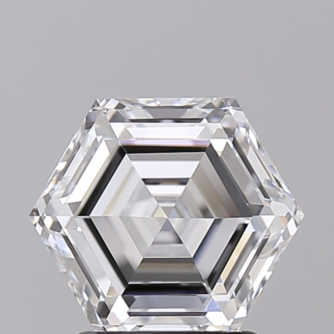 IGI Certified 2.03 Carat Hexagonal Cut Lab-Grown Diamond