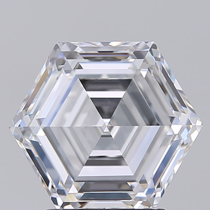 IGI Certified 2.20 Carat Hexagonal Cut Lab-Grown Diamond