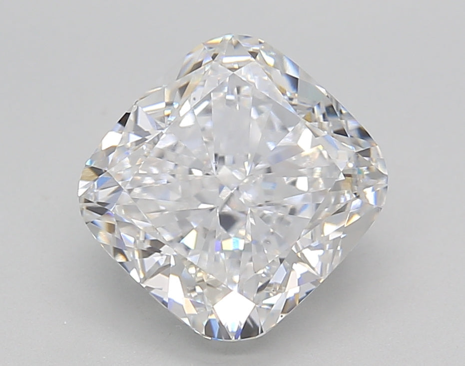 IGI Certified 3.00 CT Cushion Cut Lab Grown Diamond - E Color, VS2 Clarity.