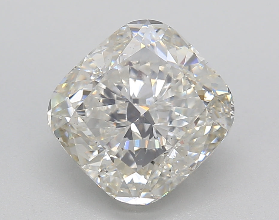 IGI Certified 3.00 CT Cushion Cut Lab Grown Diamond - H Color, VS2 Clarity.