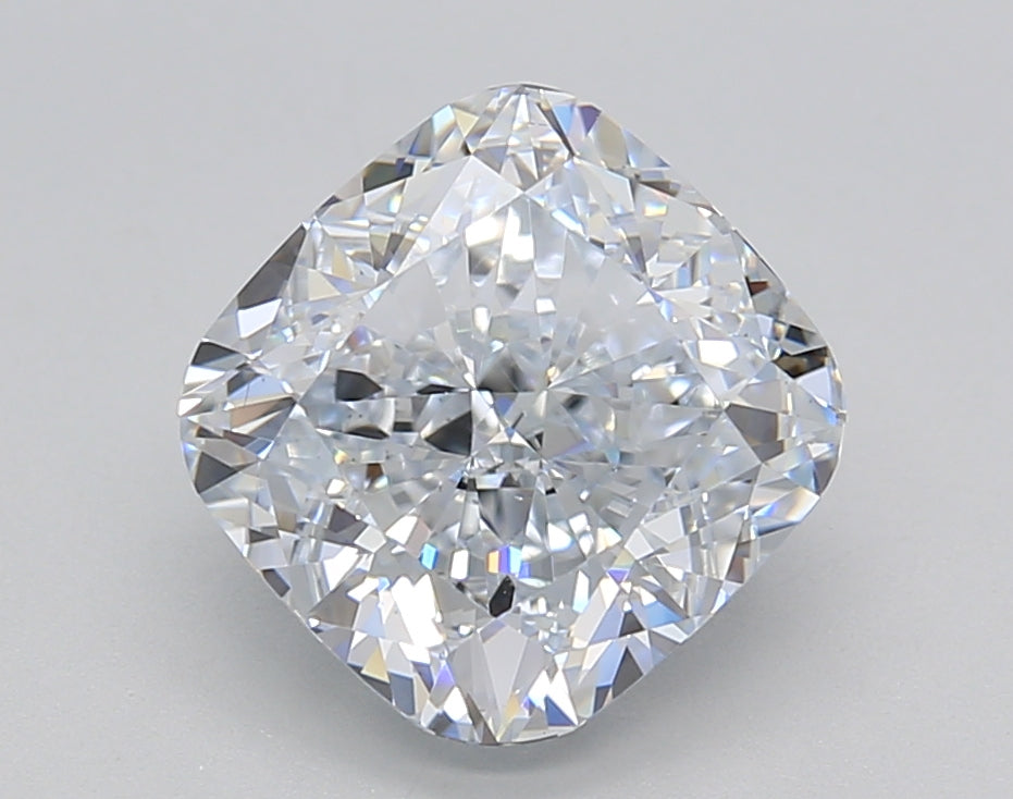 IGI Certified 3.00 CT F Color Cushion-Cut Lab-Grown Diamond