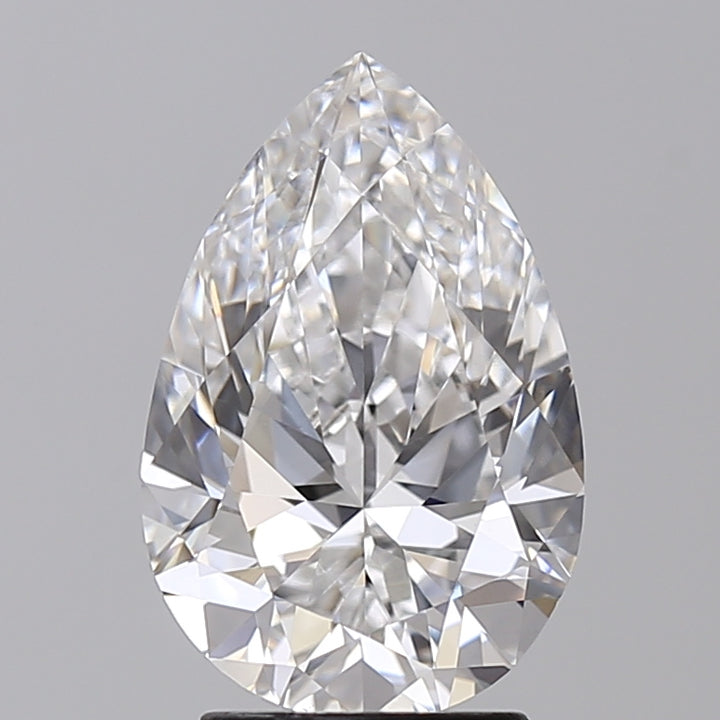 IGI Certified 3.00 CT Pear Lab-Grown Diamond: E Color, VS1 Clarity