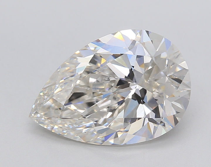 IGI Certified 4.06 ct Pear CVD Lab Grown Diamond G VS1