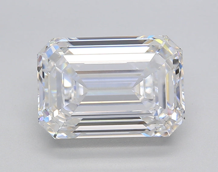 IGI Certified 4.07 CT Emerald Cut Lab-Grown Diamond/E Color VS2 Clarity