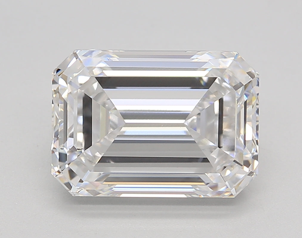 IGI Certified 4.07 CT Emerald Cut Lab-Grown Diamond, D/VS2, CVD