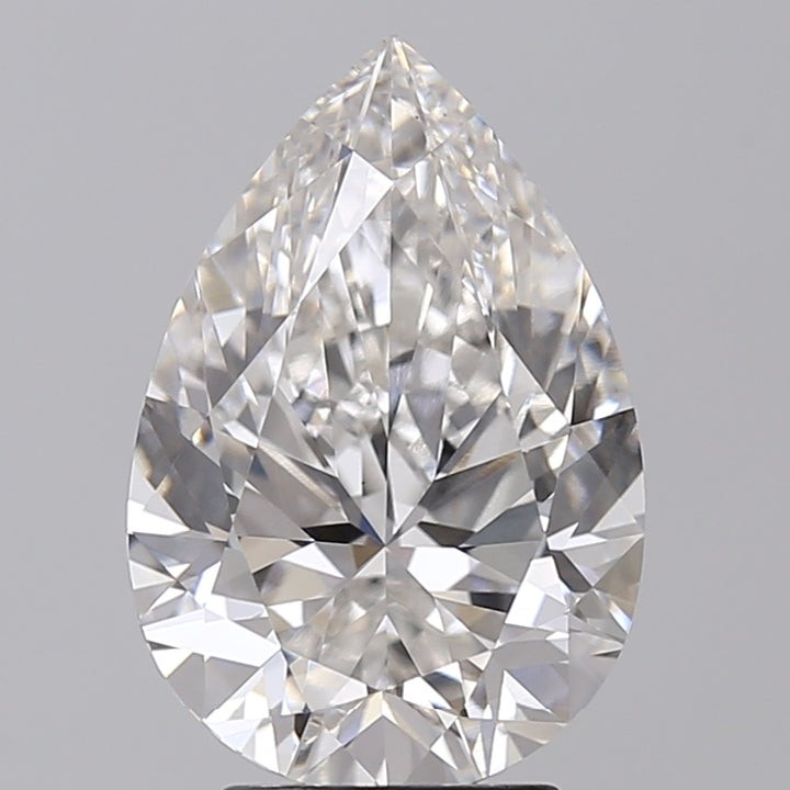 IGI Certified 4.09 ct Pear CVD Lab Grown Diamond G VS1